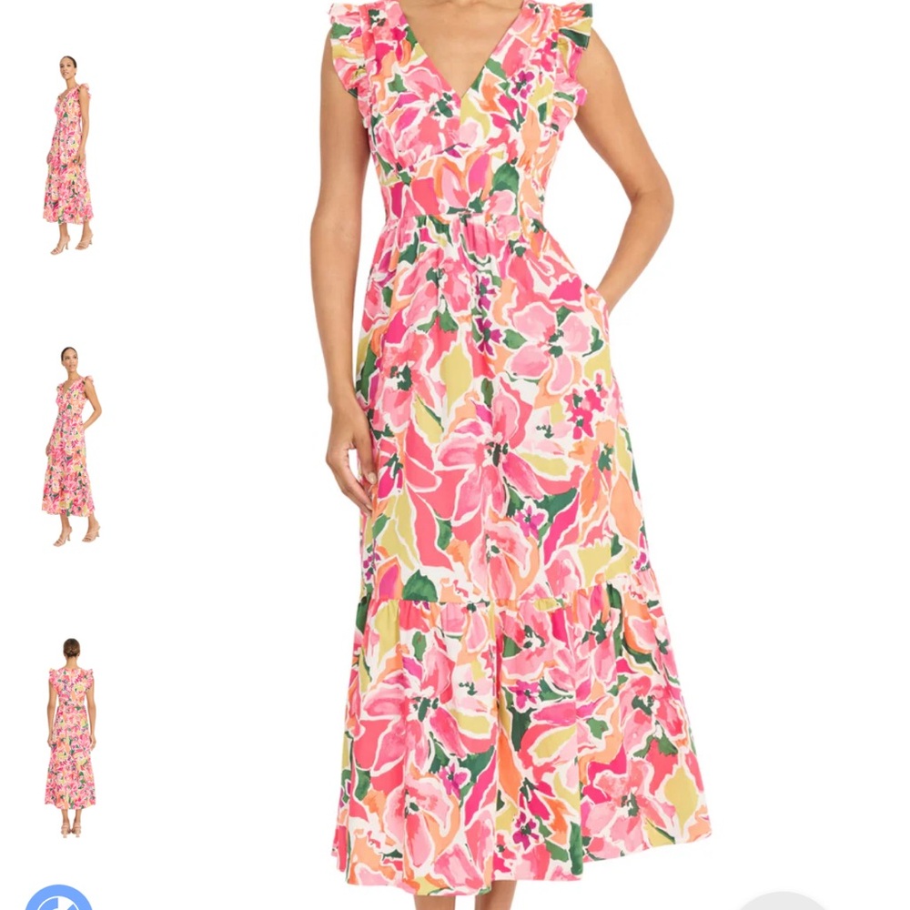 Maggy London Destiny Colorful Floral Dress